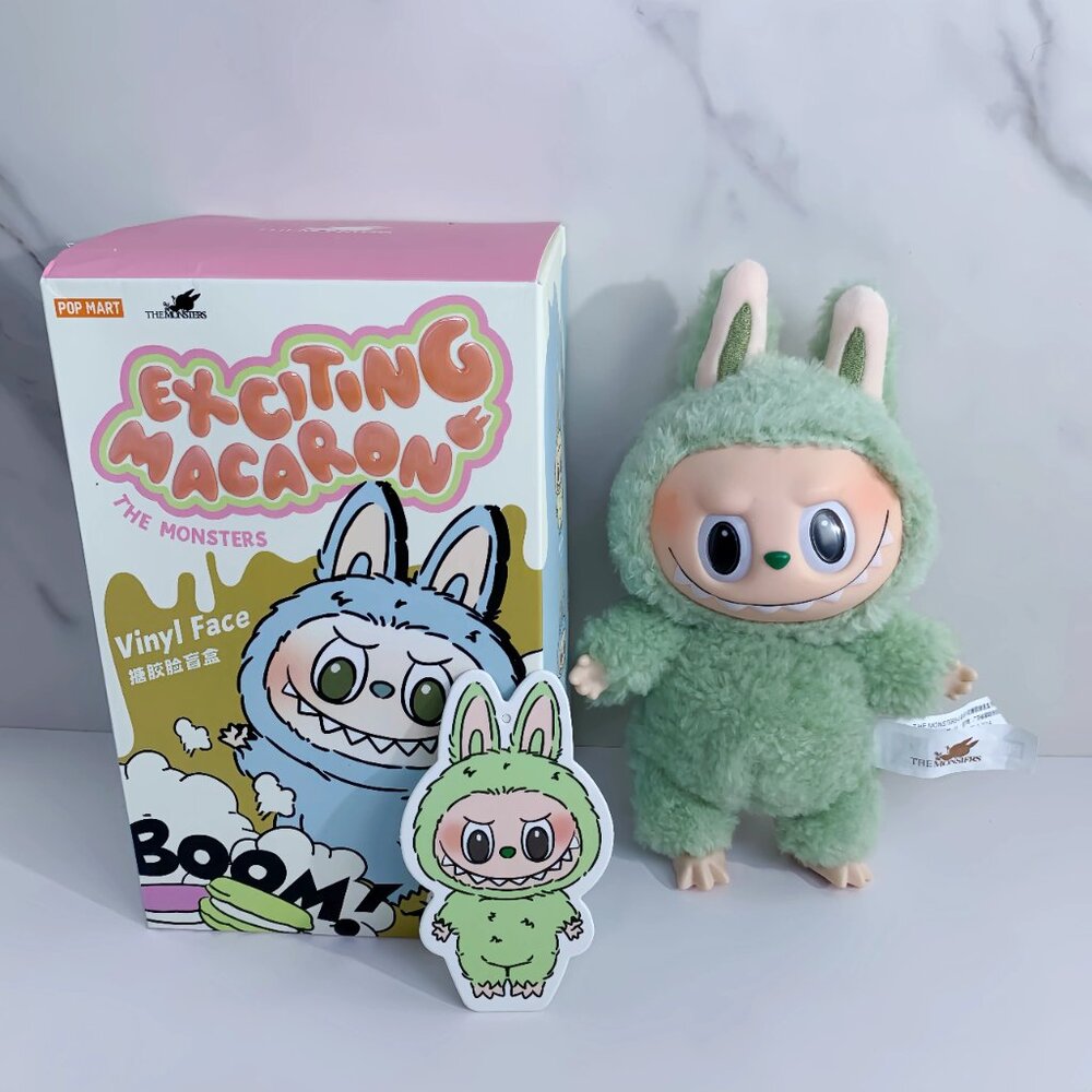Labubu The Monsters Exciting Macaron GreenGrape - Picture 3 of 6